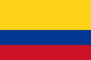 Bandeira da Colômbia - Idioma Espanhol