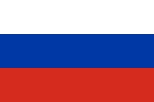 Bandeira da Rússia - Idioma Russo